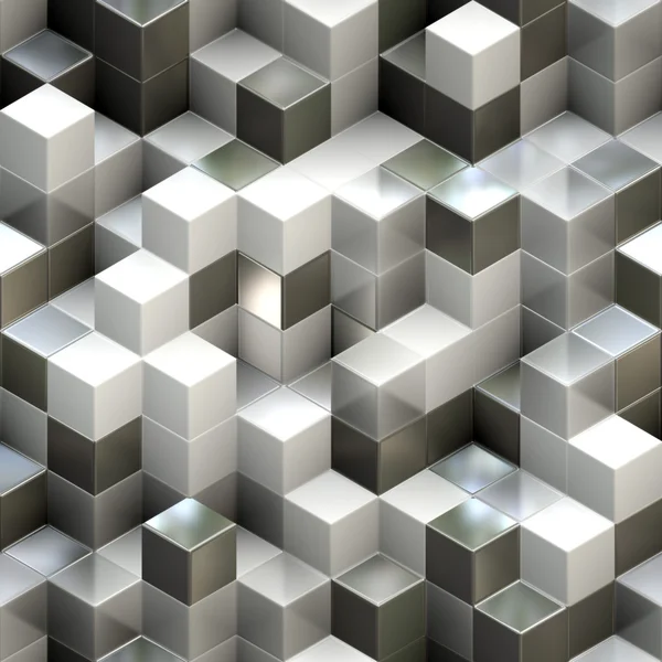 Абстрактный бесшовный кубический фон — стоковое фото