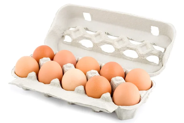 Яйца в защитном чехле — стоковое фото