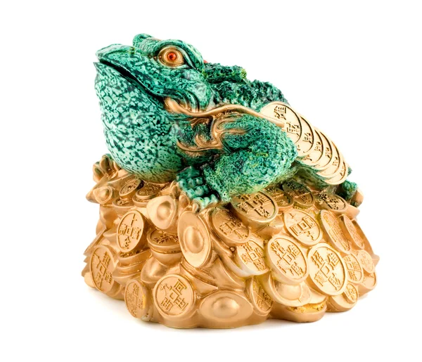 Žába symbolu bohatství — Stock fotografie