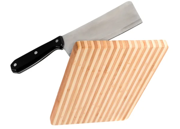Doğrama kurulu bıçak — Stok fotoğraf