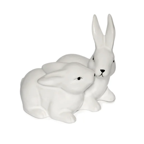 Coelho da Páscoa e coelho. Feliz Páscoa — Fotografia de Stock