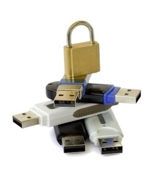 USB birden parlamak yuvarlak yüzey