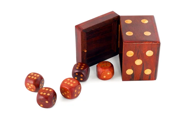 Dices in dice — Stock Photo, Image