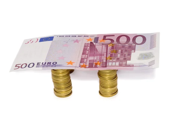 Conta de euro — Fotografia de Stock