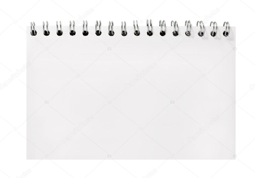 Spiral note pad