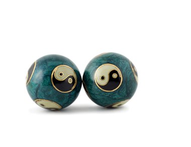 Zen-like chinese balls clipart