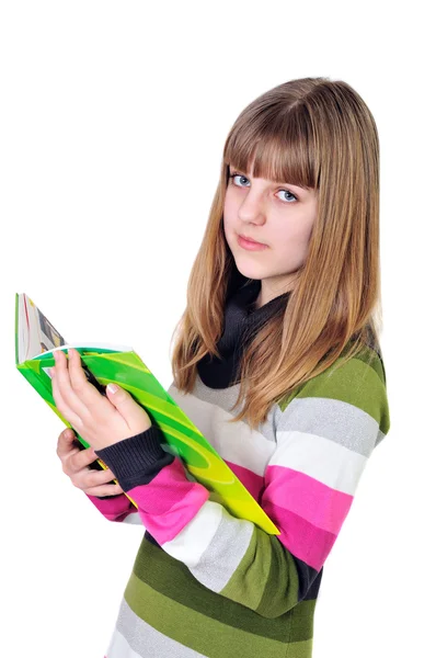 Menina de leitura — Fotografia de Stock