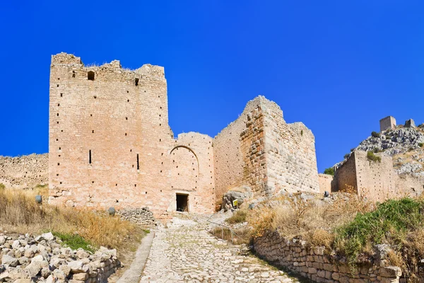 Stará pevnost v Korintu, Řecko — Stock fotografie