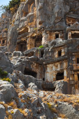 Ancient town in Myra, Turkey clipart