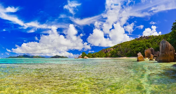 Panoráma a trópusi strandról — Stock Fotó