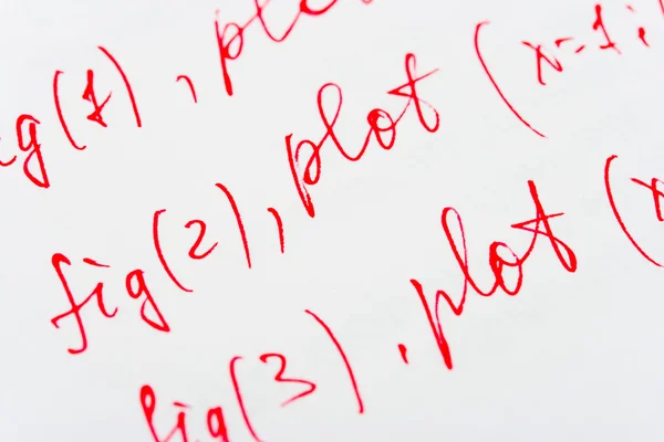 Formule mathématique sur papier — Photo