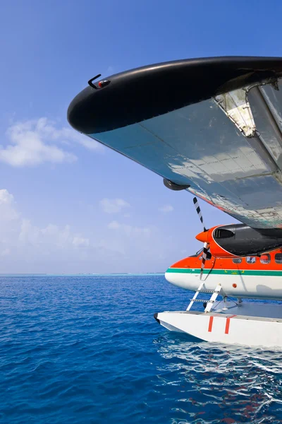 stock image Seaplane at Maldives