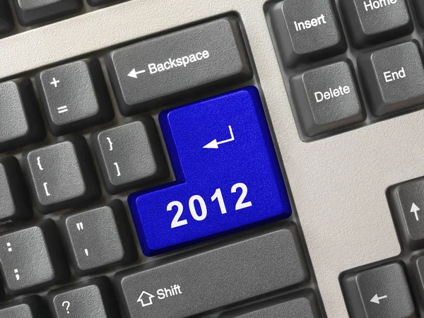 与 2012年键计算机键盘 — 图库照片
