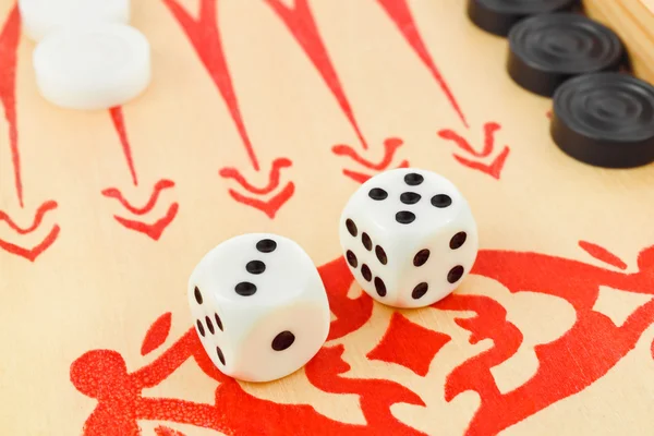 Backgammon dices — Stock Photo, Image