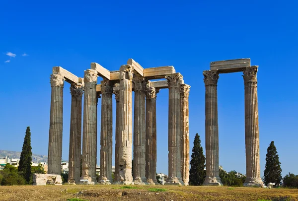 宙斯神庙在雅典，希腊 — 图库照片