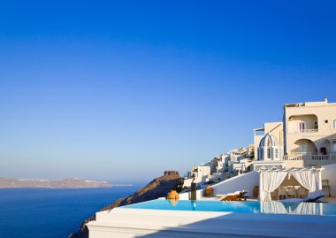 Santorini morning - Greece clipart