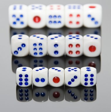 Five Dice clipart