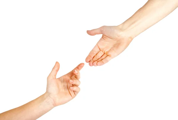 Two hands — Stock Photo, Image