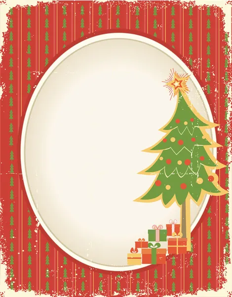 Fondo de la tarjeta de Navidad — Archivo Imágenes Vectoriales