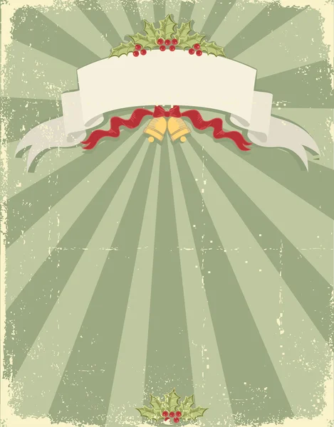 复古圣诞背景设计 — 图库矢量图片