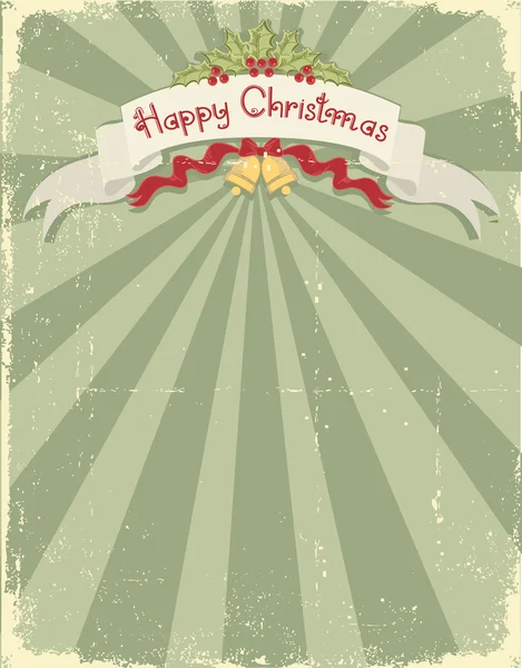 Vintage fond de Noël pour le design — Image vectorielle