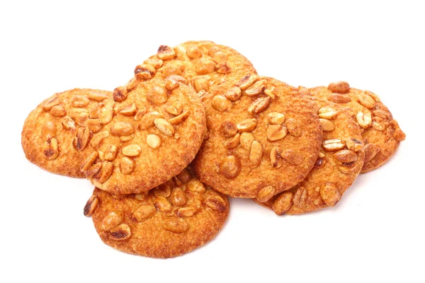 Biscoitos com amendoim — Fotografia de Stock
