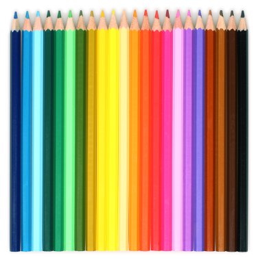 Multi Colored Pencils clipart