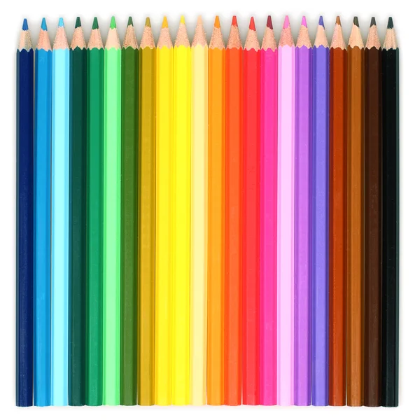 멀티 컬러 연필 — 스톡 사진