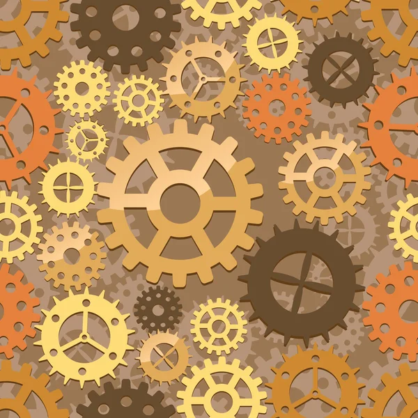 stock vector Seamless cogs background