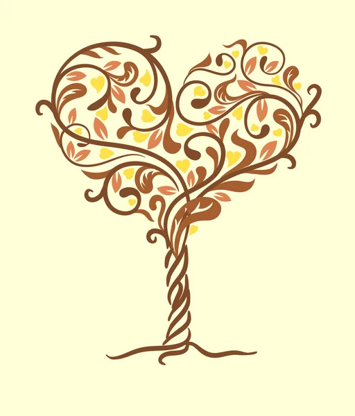 Rakkauden puu — vektorikuva