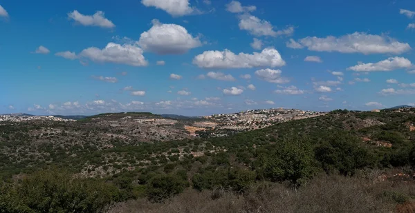 Mediterrane landschap in hoger Galilea — Stockfoto