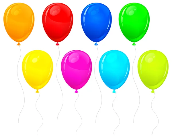Ballons de couleur — Image vectorielle