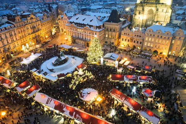 Trade fair in Prague. Christmas — Stock Photo, Image