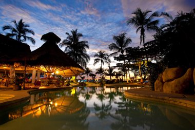 Costa Rica resort clipart