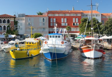 Colorful boats clipart