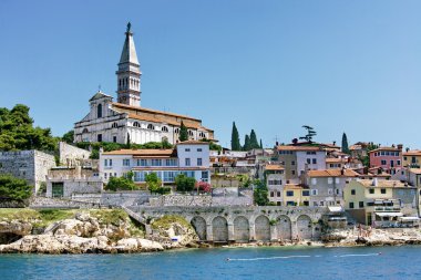 The Old Town of Rovinj, Croatia clipart