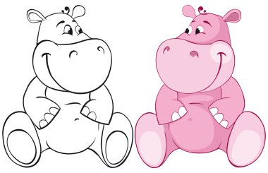 Pink behemoth clipart