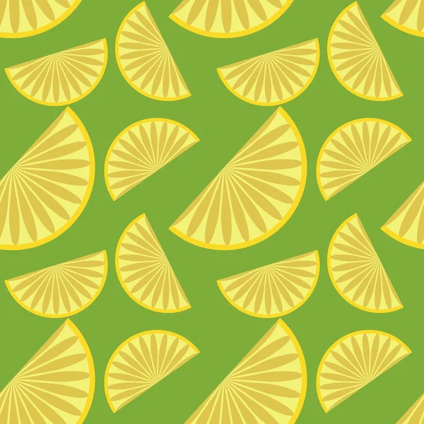 Seamless background with lemons — Stock Vector
