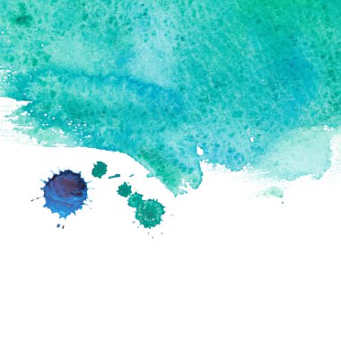 Watercolor sea wave clipart