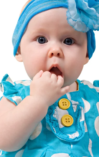 Güzel bebek kız portresi — Stok fotoğraf