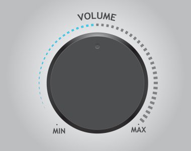  volume dial clipart