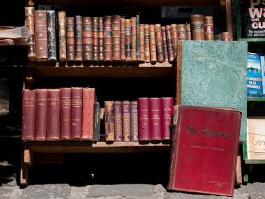 Book market at the square, Cuba Havana clipart