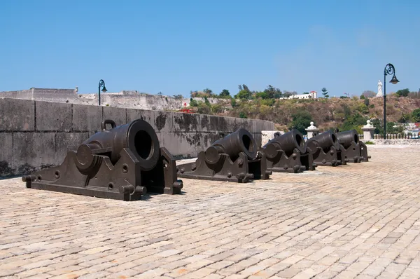 Kanonen in der Festung — Stockfoto