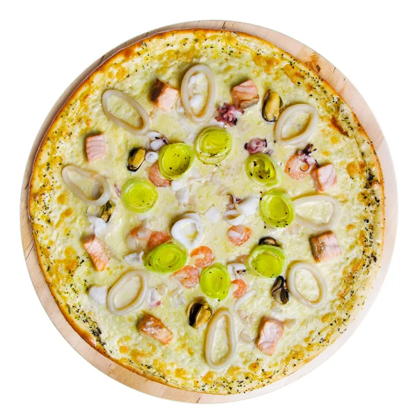 Isolert Pizza – stockfoto
