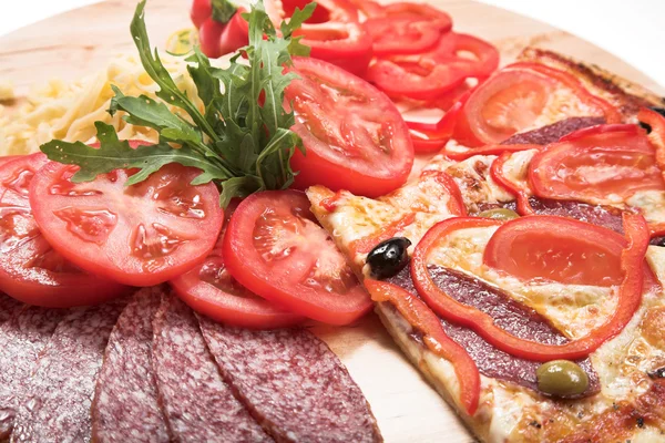 Ingredienser för pizza — Stockfoto