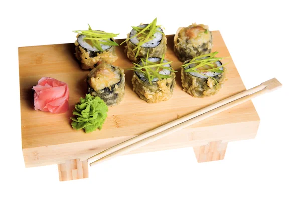 Sushi na białym tle — Zdjęcie stockowe