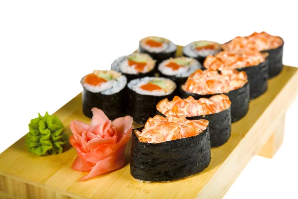 Sushi isolerade — Stockfoto