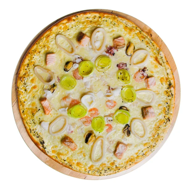 Isolert Pizza – stockfoto