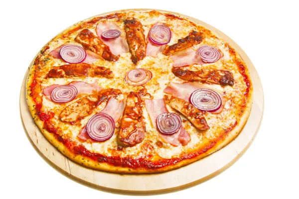 Pizza aislada — Foto de Stock