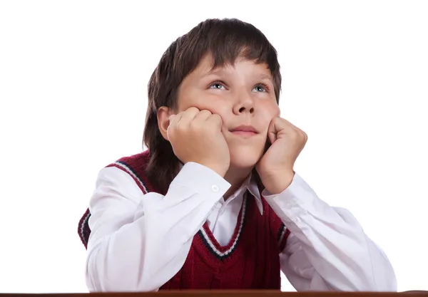 Menino da escola — Fotografia de Stock